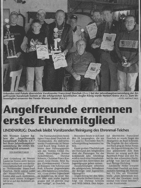 ZA: erstes Ehrenmitglied